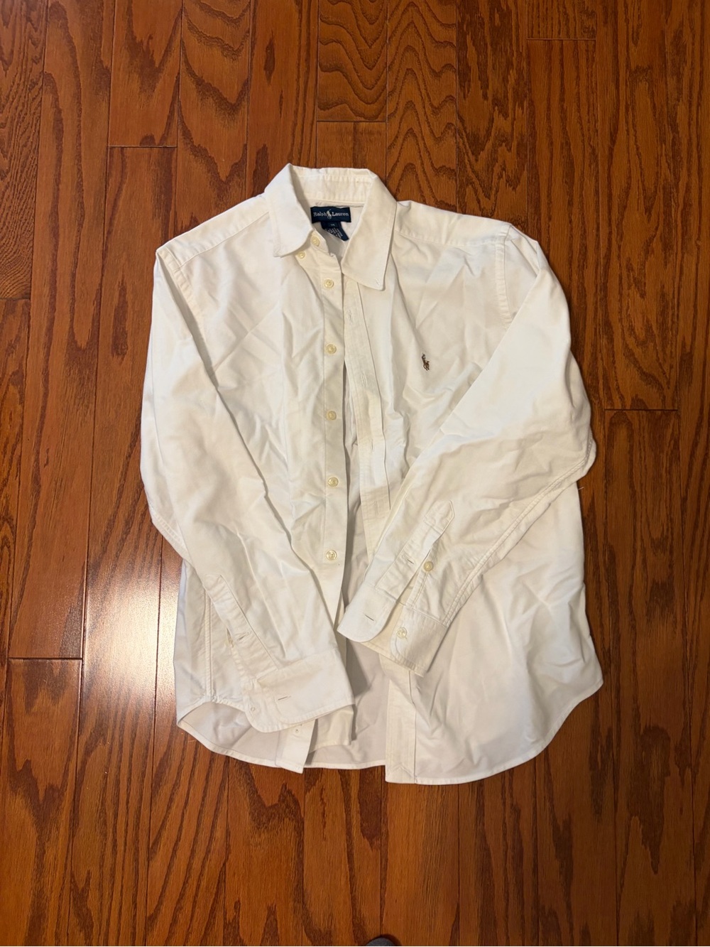 Polo by Ralph Lauren White Cotton Button-Down Shirt